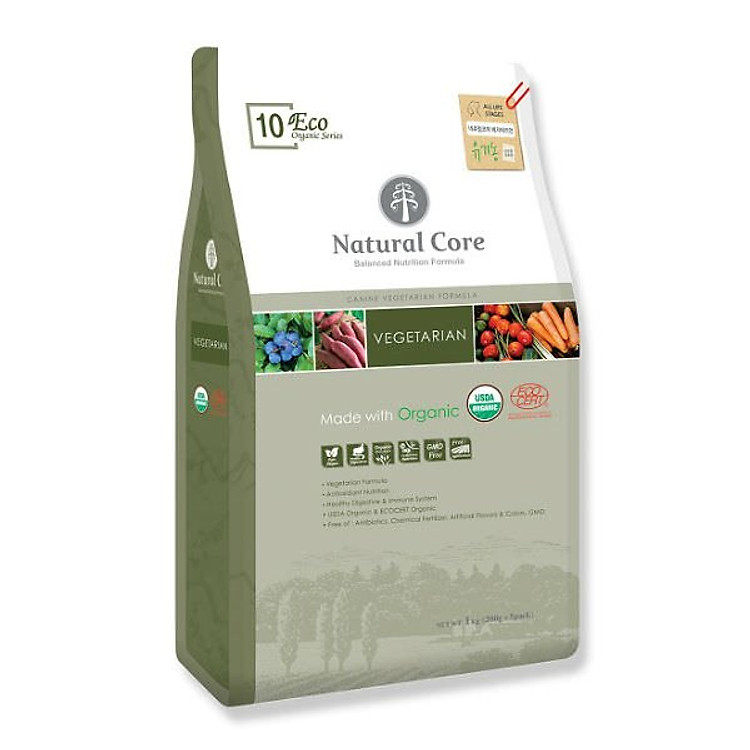 Thức Ăn Chay Cho Chó Natural Core ECO1001 (1kg)