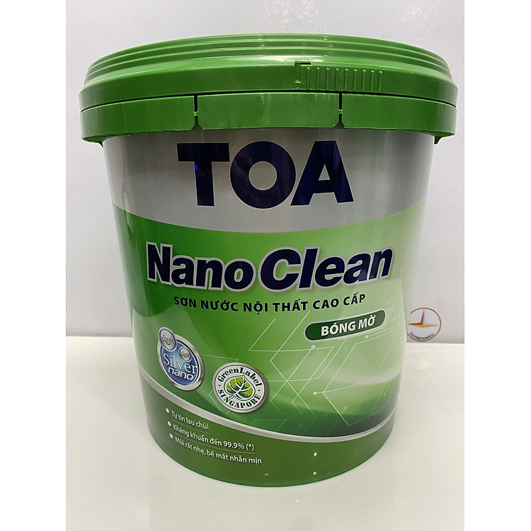 Sơn nước nội thất cao cấp Toa Nanoclean màu vàng 7923_ 15L