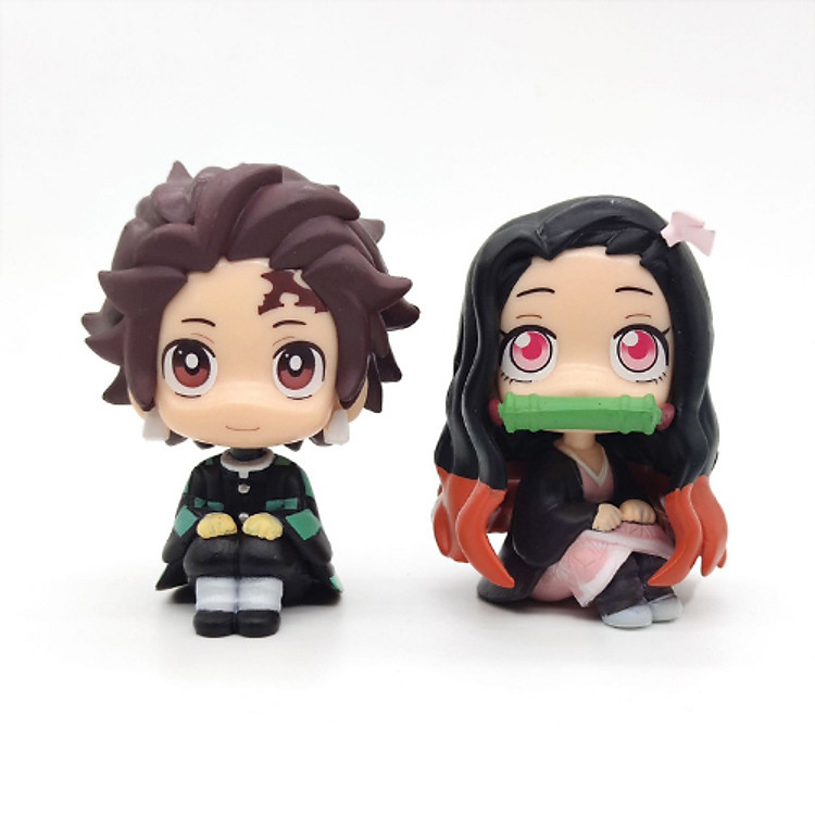 Mô hình thanh gươm diệt quỷ chibi - Nezuko và Tanjirou