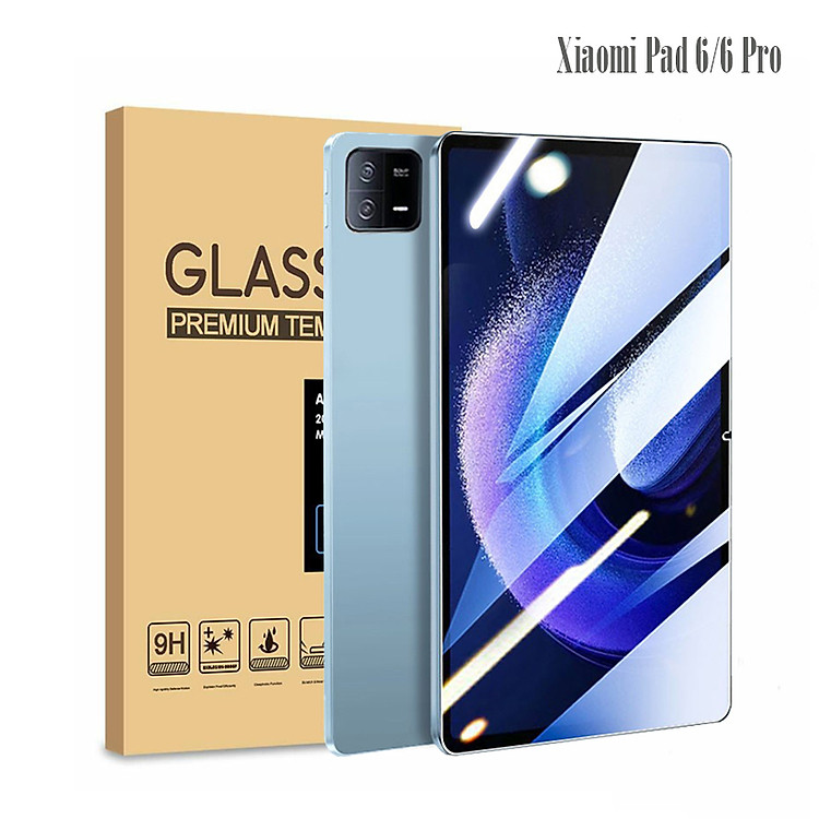 Dán màn hình cường lực cho Xiaomi Pad 7/7 Pro 11.2"/6S Pro 12.4"/6/6 Pro 9H 2.5D Zaki - Hàng Chính Hãng