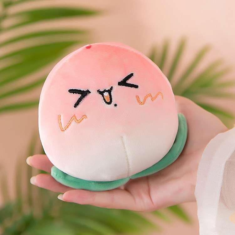 Thú bông trái đào chibi siêu mềm Chính hãng Giá rẻ - Hình ảnh 3