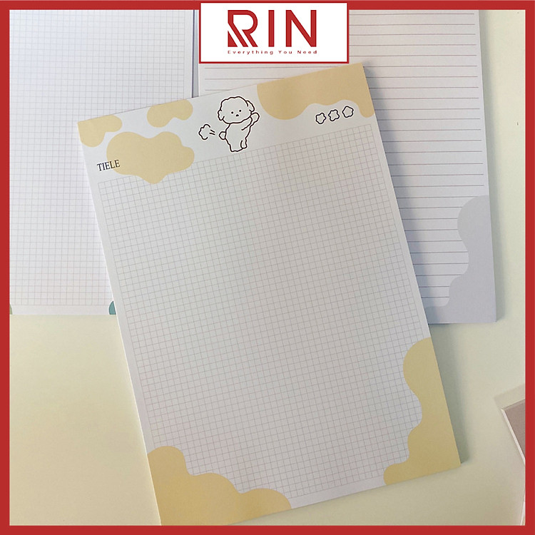 Sổ ghi chú học từ vựng/ giấy ghi chú kế hoạch / giấy học từ vựng đơn giản