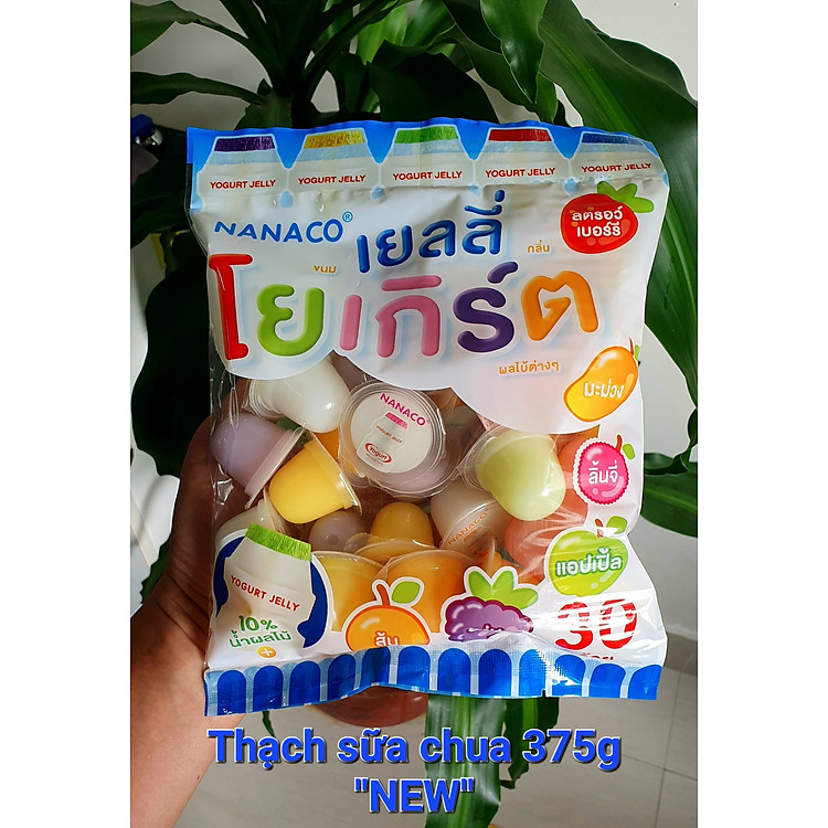 Thạch sữa chua trái cây Nanaco 375g ( New )