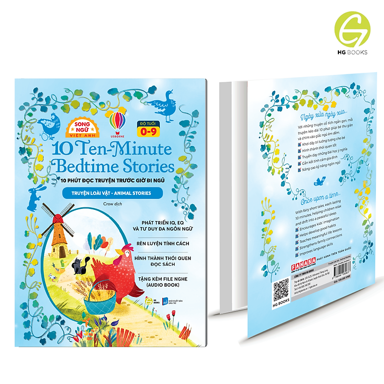 Song Ngữ - 10 Phút Đọc Truyện Trước Giờ Đi Ngủ: Truyện Loài Vật - Giúp Bé Phát Triển IQ và EQ - Ảnh 3