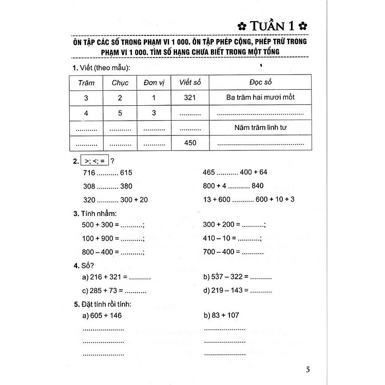 Bài Tập Nâng Cao Toán Lớp 3 - Ảnh 7