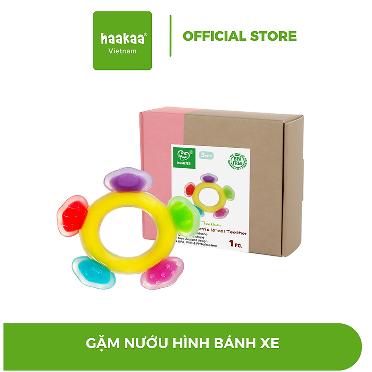 Mua Gặm nướu bánh xe đu quay Haakaa Chính hãng Giá rẻ - Hình ảnh 3