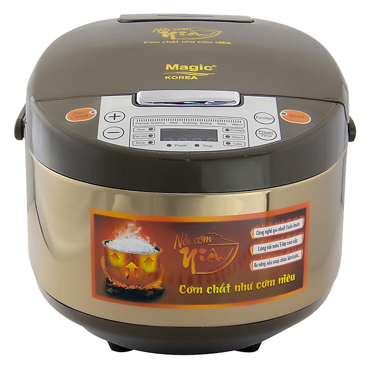 Nồi Cơm Điện Tử Lòng Niêu Magic Korea A-86 (1.8 Lít) - Hàng Chính Hãng