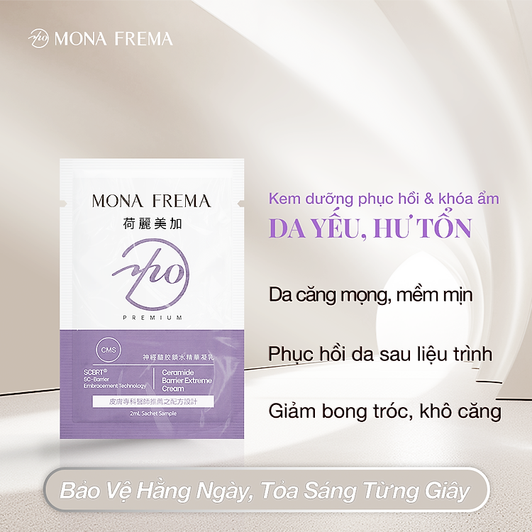 Kem Dưỡng Khóa Ẩm Cho Da Mona Frema CMS Ceramide Barrier Extreme Cream 50g