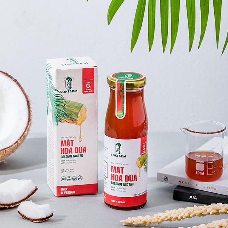 Mật Hoa Dừa SokFarm - Dành cho người Tiểu Đường