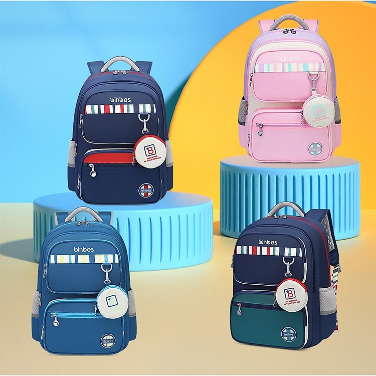 Balo học sinh BINBES B-3558 (màu xanh đậm) - Ảnh 7