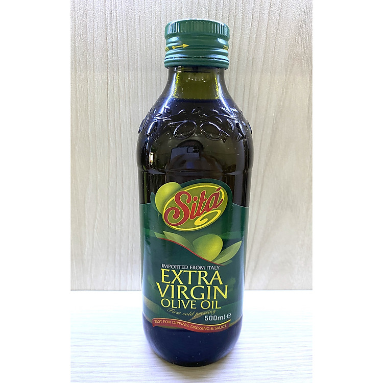 Dầu Oliu Nguyên Chất Cao Cấp Extra Virgin Sita' 500ml Nhập Khẩu Ý Dùng trong Nấu Ăn, Trộn Salat, Làm Đẹp - Olive Extra Virgin Oil 500Ml Sita (Dầu ăn) (Dầu Dưỡng Da)
