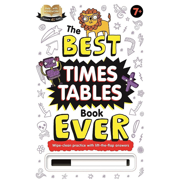 Sách học bảng cửu chương cho bé The Best Times Tables Book Ever | Bookmedi sách chính hãng