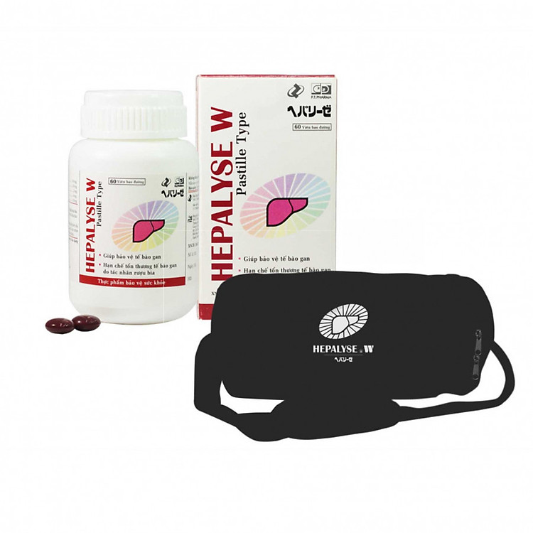 Hepalyse W Pastille Type - Thực Phẩm Bảo Vệ Sức Khỏe (Hộp 60 viên)