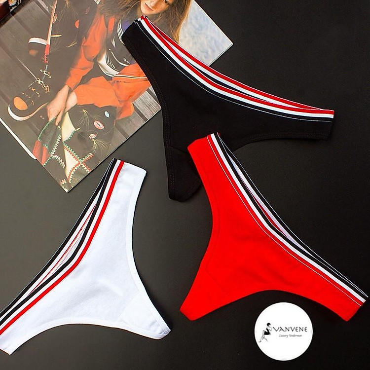 QUẦN LÓT LỌT KHE COTTON DÂY SAU MẢNH KIỂU DÁNG BASIC GỢI CẢM MỚI FREE SIZE 40-60KG Q310