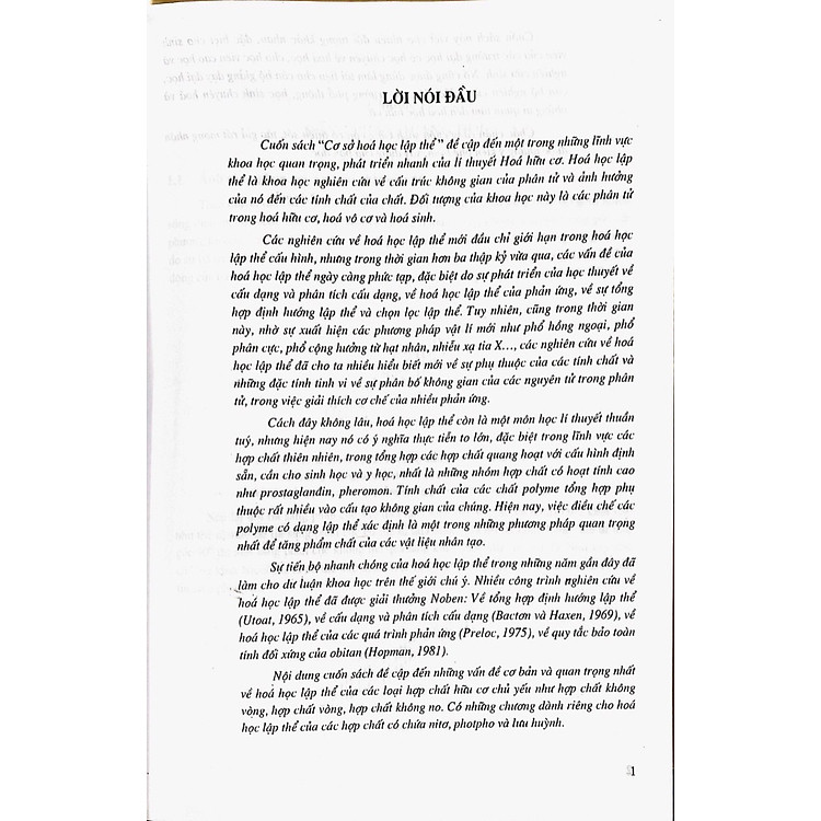 Cơ Sở Hóa Học Lập Thể - Ảnh 3