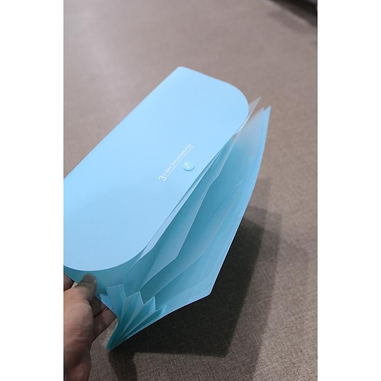 Bìa Nút 3 Ngăn Morning Glory 79153 - Xanh Mint - Ảnh 2