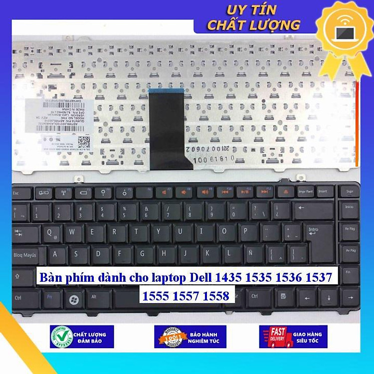 Bàn phím dùng cho laptop Dell 1435 1535 1536 1537 1555 1557 1558 - Hàng Nhập Khẩu New Seal