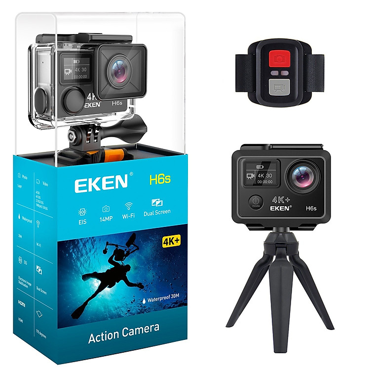 Camera Hành Trình Thể Thao 4K Eken H6S - Hàng Nhập Khẩu