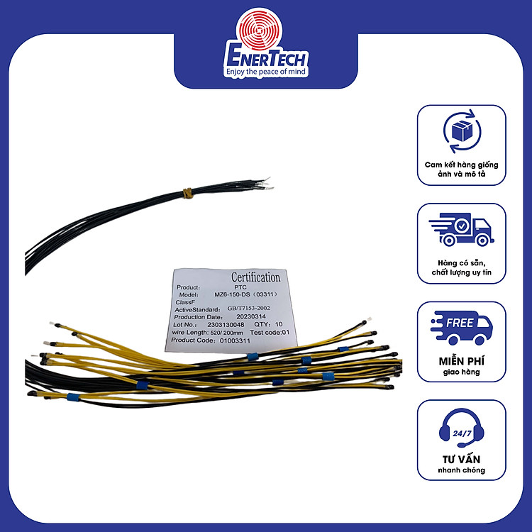 Cảm biến PTC cho cuộn dây động cơ, dây cảm biến PTC, dây cảm biến nhiệt