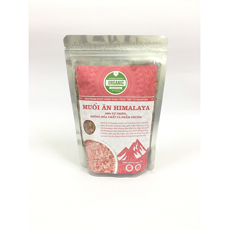 Muối Hồng Himalaya Dạng Thô 1kg
