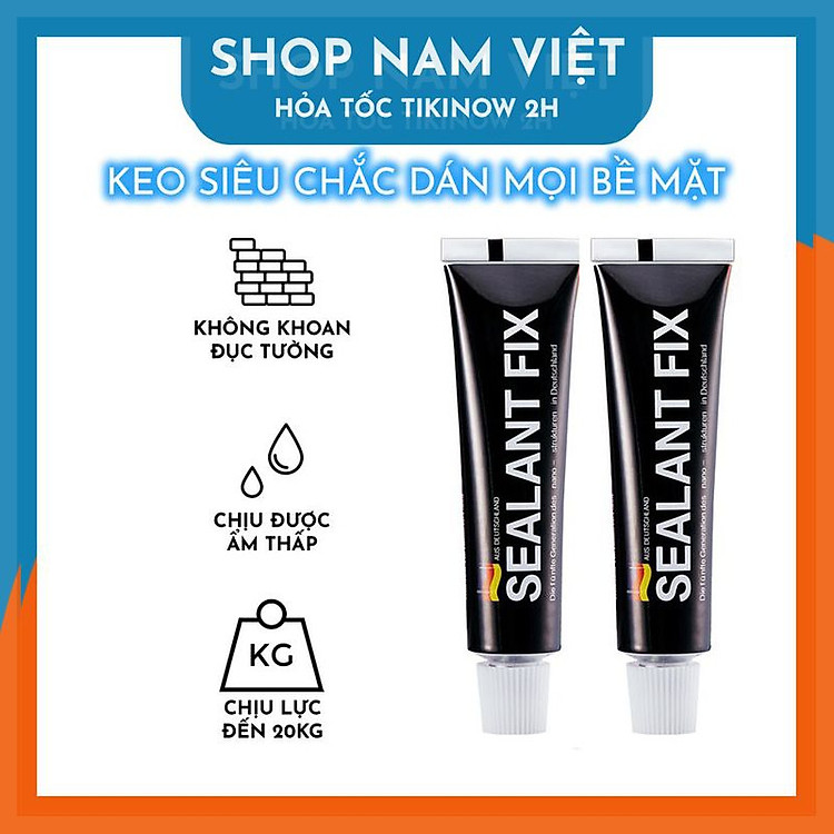 Keo dán siêu chắc Sealant Fix (2 tuýp 6g)