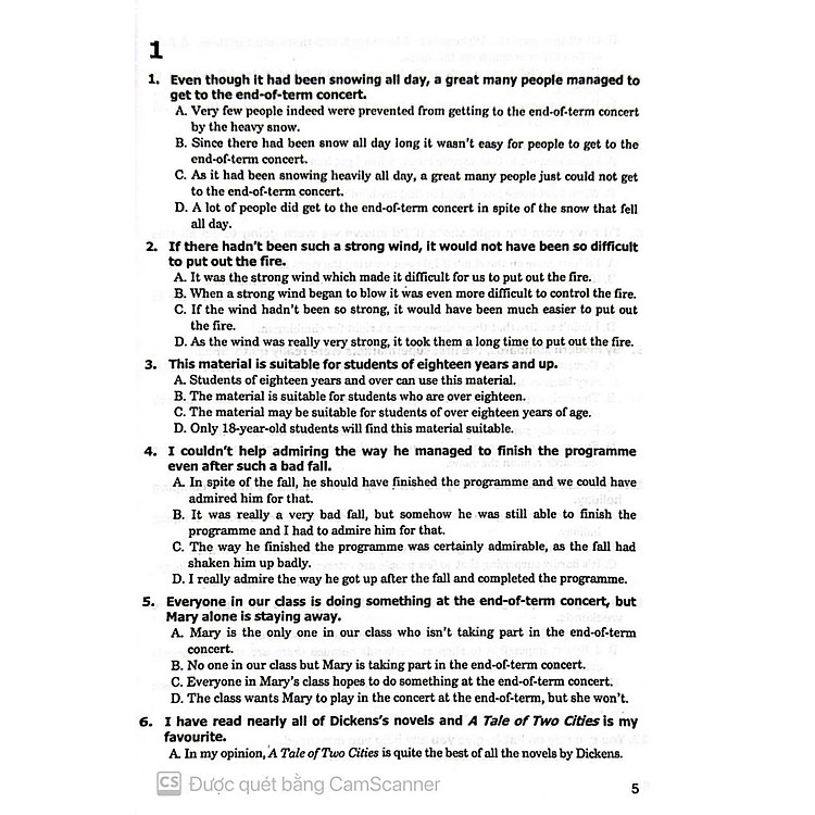 Câu Hỏi Trắc Nghiệm Chuyên Đề Chọn Câu Đồng Nghĩa Tiếng Anh (Tái Bản) - Ảnh 4