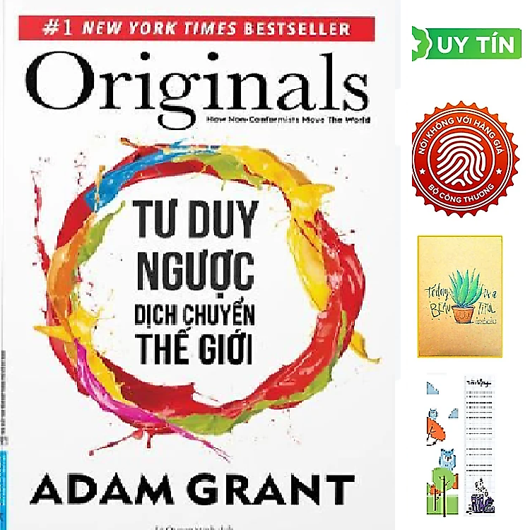 Tư Duy Ngược Dịch Chuyển Thế Giới - Originals: How Non-Conformists Move The World (Tặng Kèm Bookmark CÚ MÈO + SỔ TAY XƯƠNG RỒNG)