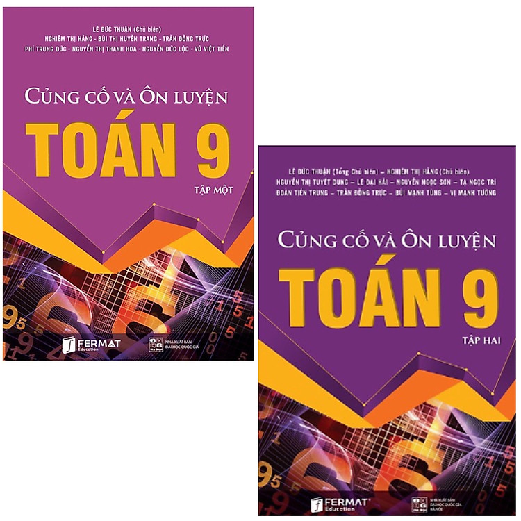 Củng cố và ôn luyện toán 9 ( trọn bộ tập 1+2 )