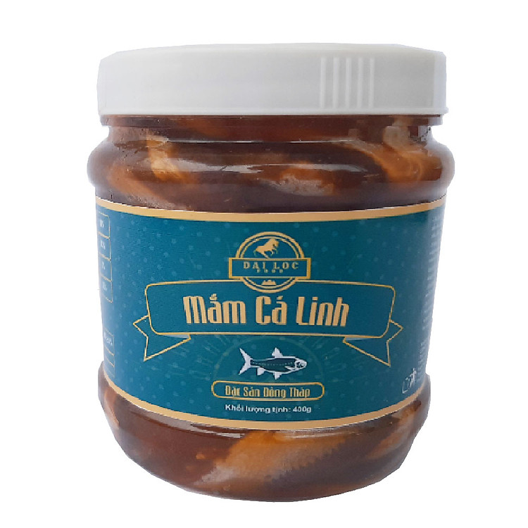 Mắm CÁ LINH ĐẠI LỘC FOOD Đặc sản Đồng Tháp HỘP 400G