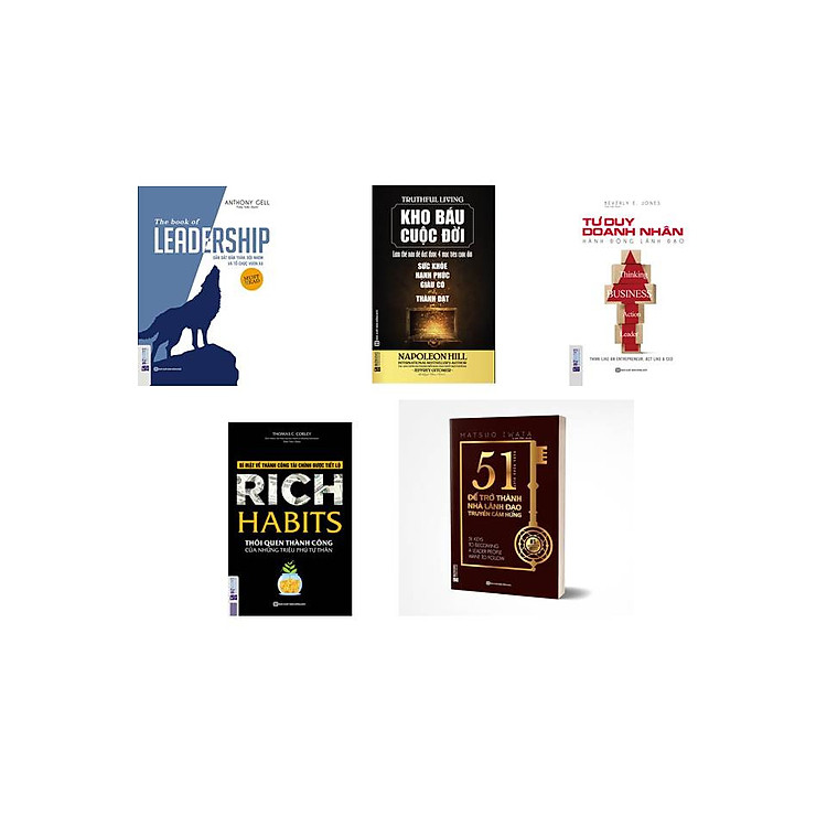 combo Bộ sách: Tư duy khác biệt làm nên người lãnh đạo xuất sắc (tặng kèm sổ tay hc + kèm bookmark)