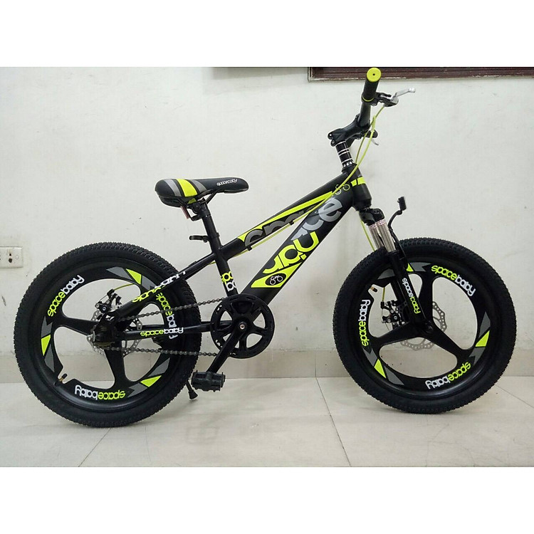 Xe đạp thể thao bé trai cao cấp vành đúc bánh to giao màu ngẫu nhiên
