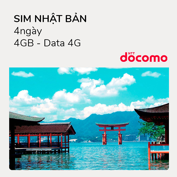 Gohub - Sim 4G Nhật Bản 4GB (DATA)