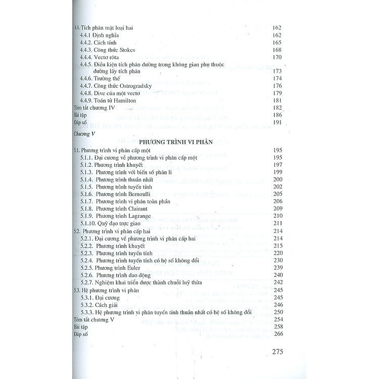 Toán Học Cao Cấp, Tập 3 - Phép Tính Giải Tích Nhiều Biến Số (Tái bản lần thứ hai mươi mốt, năm 2024) - Ảnh 5