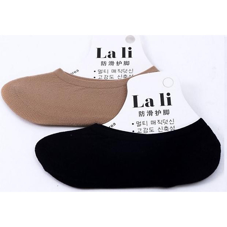 Bộ 02 đôi vớ búp bê (trắng - đen)