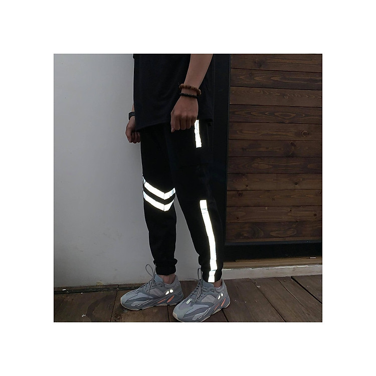 Quần jogger túi hộp phản quang unisex - Reflective Box Pants Hottrend