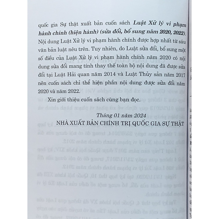 Luật Xử Lý Vi Phạm Hành Chính (Sửa Đổi, Bổ Sung Năm 2020) - Ảnh 3