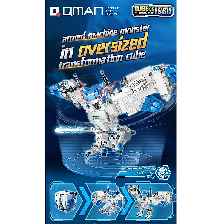 Mua Đồ chơi lắp ráp Qman 41228 - Kền kền Chính hãng Giá tốt - Hình ảnh 2