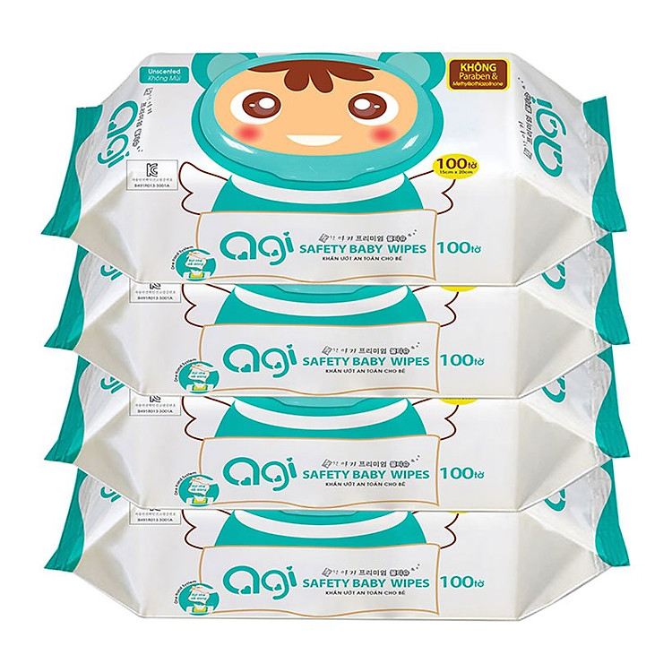 Khăn ướt Agi không mùi V438 Tiết kiệm