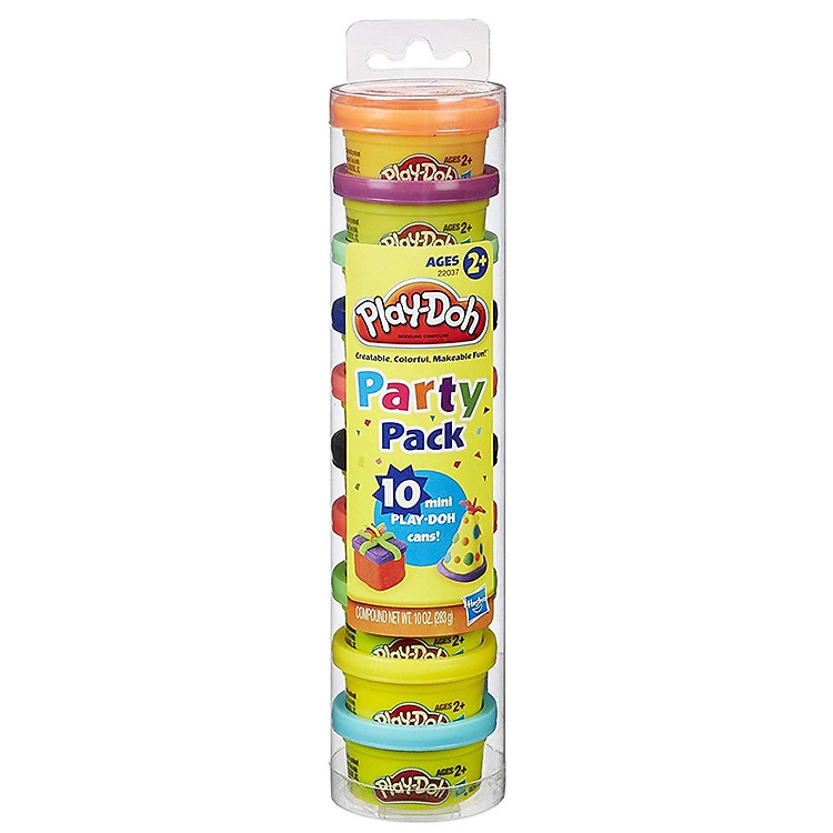 Bộ Đồ Chơi Ống Đất Nặn 10 Màu - Play-Doh 22037