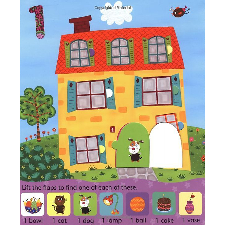 Tương Tác Tiếng Anh - Usborne Lift-The-Flap Counting Book - Ảnh 3