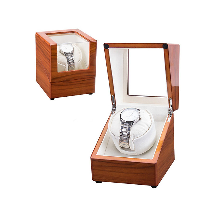 Hộp Đựng Đồng Hồ Cơ 1 Xoay Vỏ Gỗ Sơn Mài - Mã 814