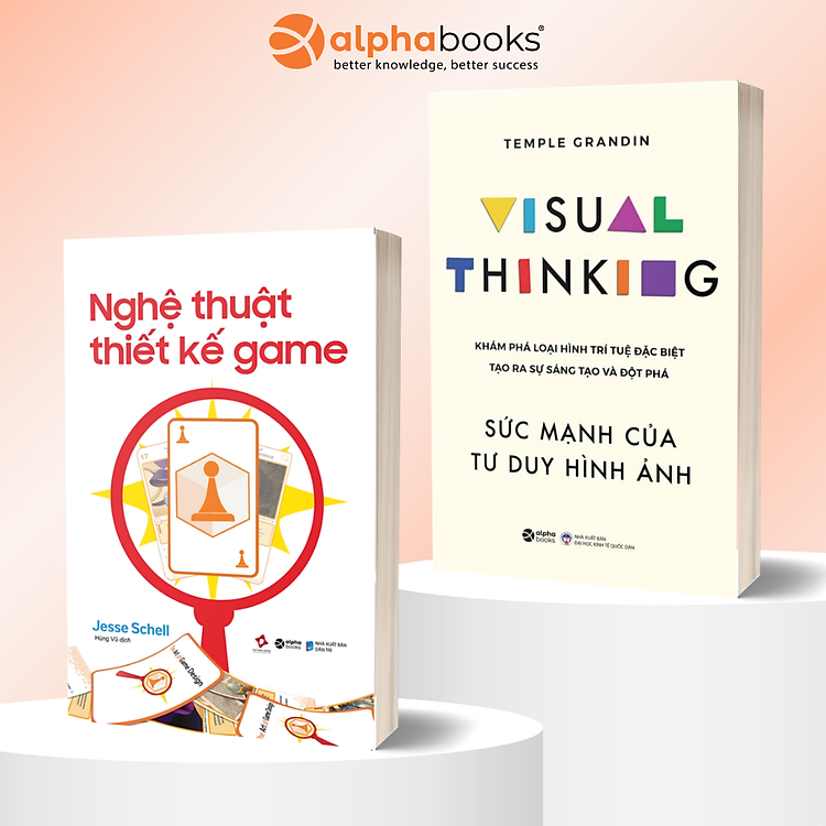 Combo 2 Cuốn: Nghệ Thuật Thiết Kế Game + Sức Mạnh Của Tư Duy Hình Ảnh - Khám Phá Loại Hình Trí Tuệ Đặc Biệt Tạo Ra Sự Sáng Tạo Và Đột Phá - Alpha Books