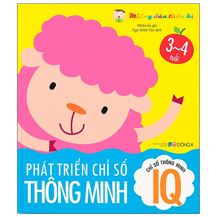 Miếng Dán Thần Kì – Phát Triển Chỉ Số Thông Minh – Chỉ Số Thông Minh IQ (3-4 Tuổi)