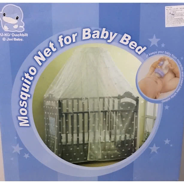 Mùng trắng gắn giường cho bé Kuku Chính hãng Giá rẻ - Hình ảnh 2