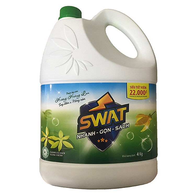 Nước Lau Sàn Swat Hoàng Lan (4kg)