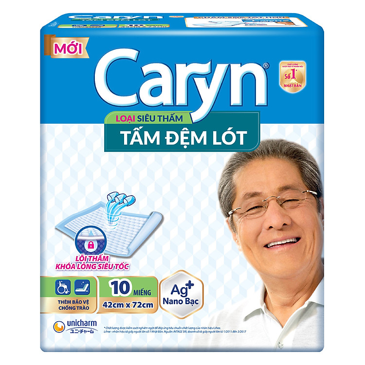 Mua Tấm Đệm Lót Siêu Thấm Caryn 10 Miếng Chính hãng Giá rẻ