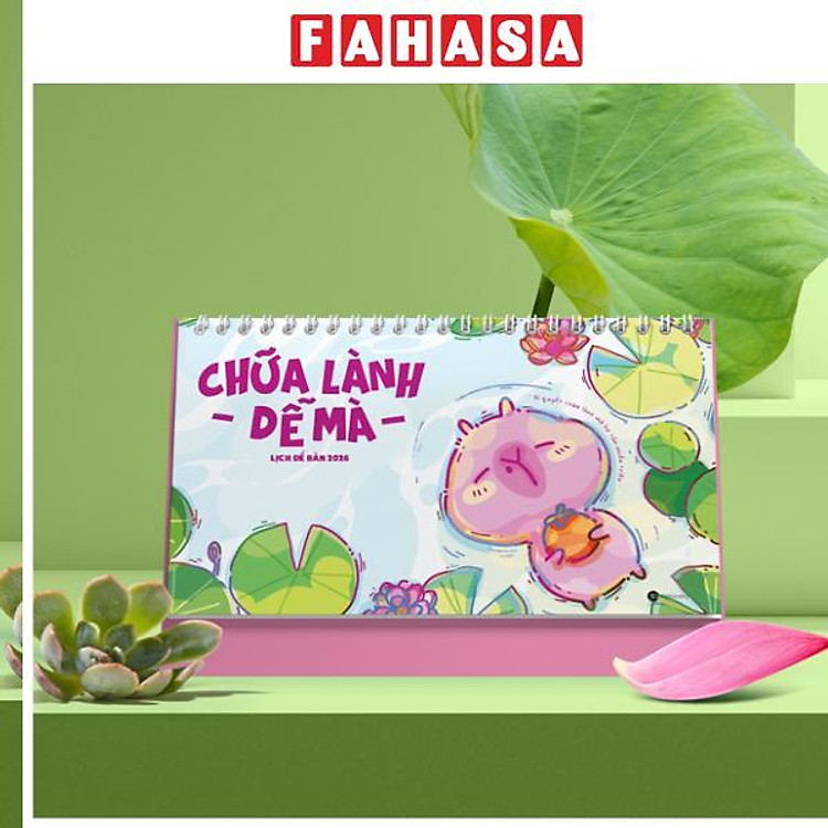 Lịch Bàn 2026 - Chữa Lành Dễ Mà - SDstationery 2026-SD-LBA