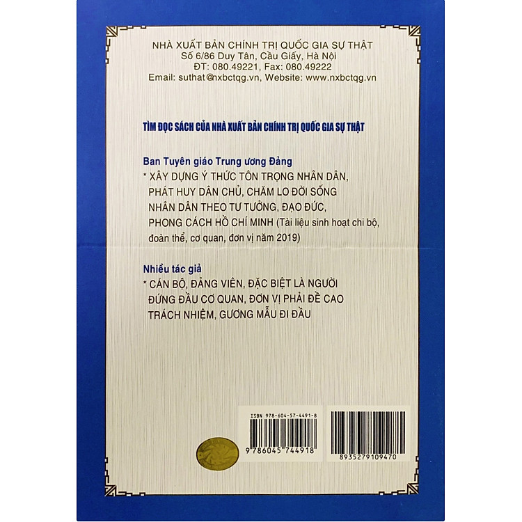 Chăm Lo Lợi Ích, Hạnh Phúc Và Phát Huy Quyền Làm Chủ Của Nhân Dân Theo Tư Tưởng, Đạo Đức Phong Cách Hồ Chí Minh - Ảnh 2