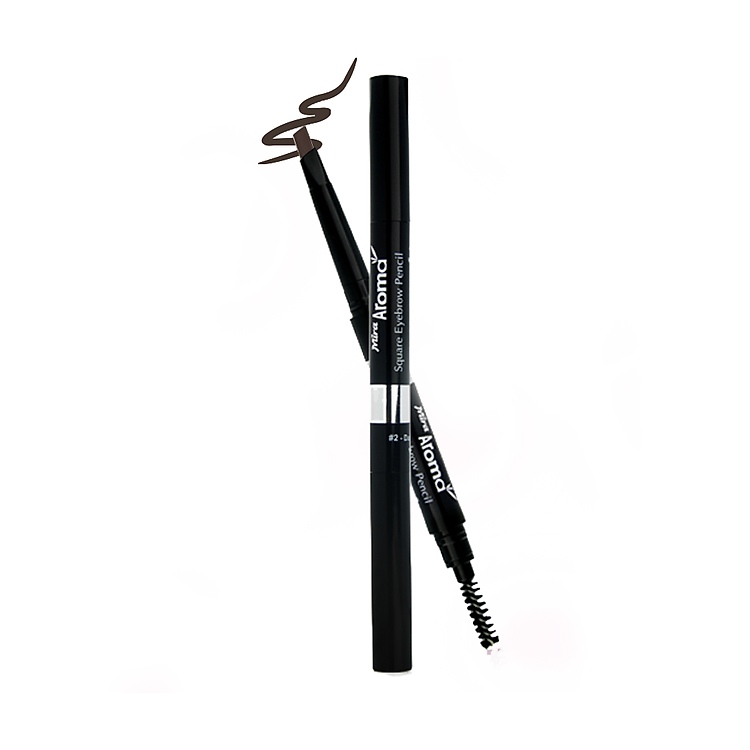 Chì kẻ mày 2 đầu Hàn Quốc Mira Aroma Square Eyebrow Pencil
