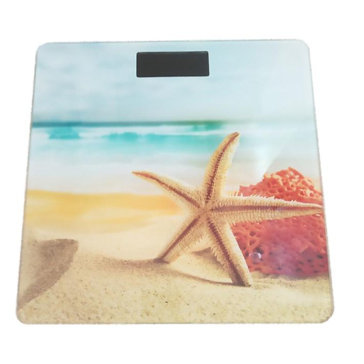 Cân Sức Khỏe Điện Tử ABG Khả Năng Cân 180 Kg, Mặt Cân Kính Cường Lực 28x28Cm Có Hoạ Tiết Lịch Sự Đẹp Mắt· - Hàng Chính Hãng